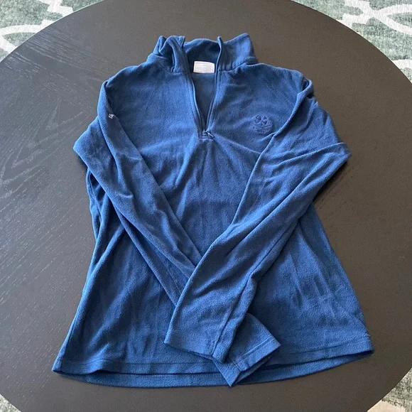 Columbia Navy Long Sleeve Fleece - Picture 1 of 5